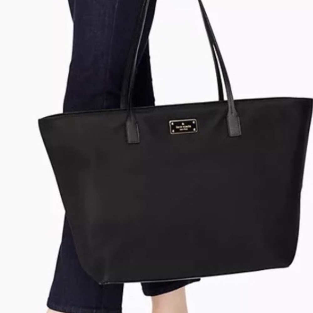 Kate Spade New York Blake Avenue‎ Margareta Black Nylon Tote Shoulder Bag